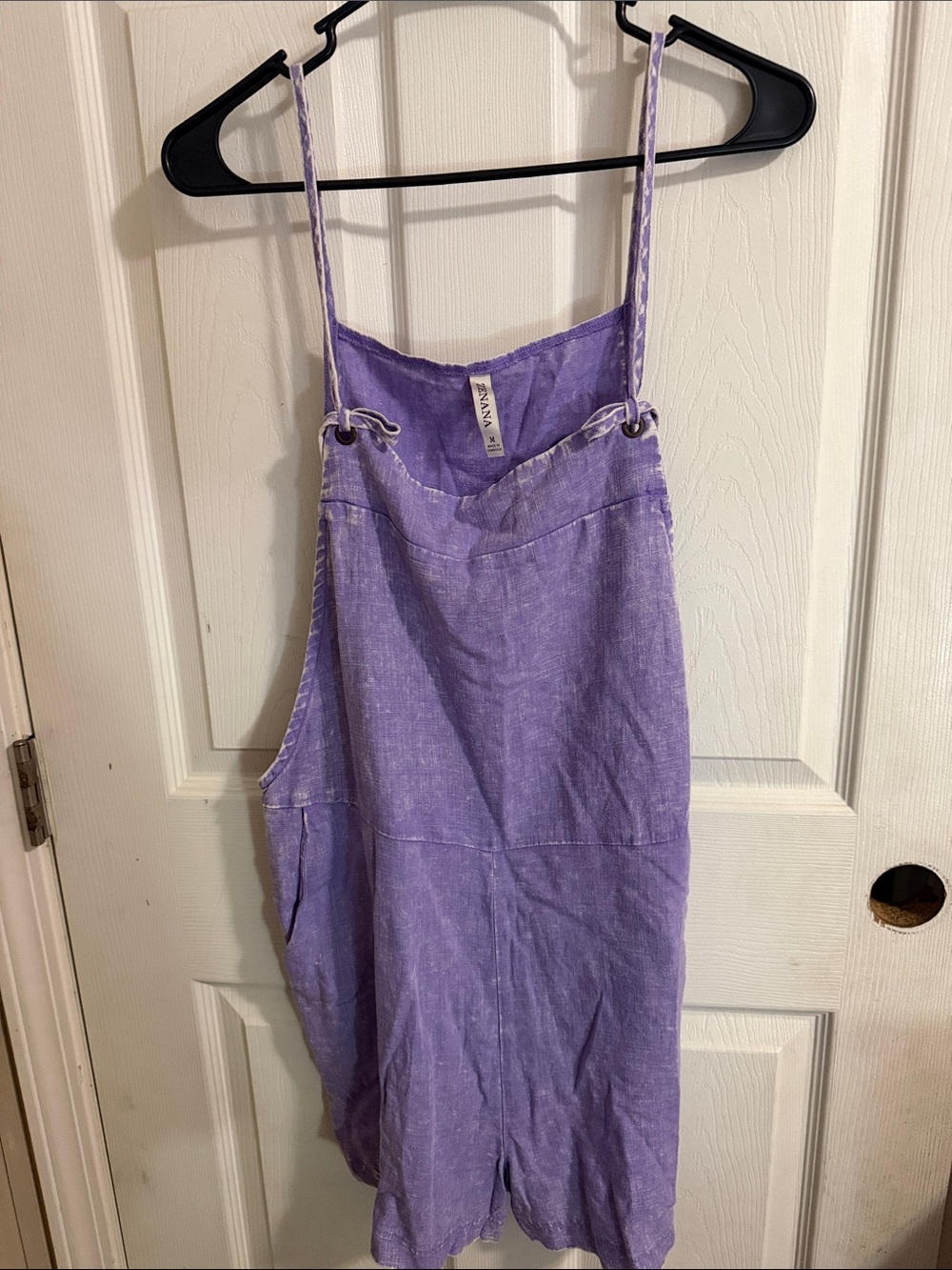 Zenana Outfitters Lavender Spaghetti-Strap Romper